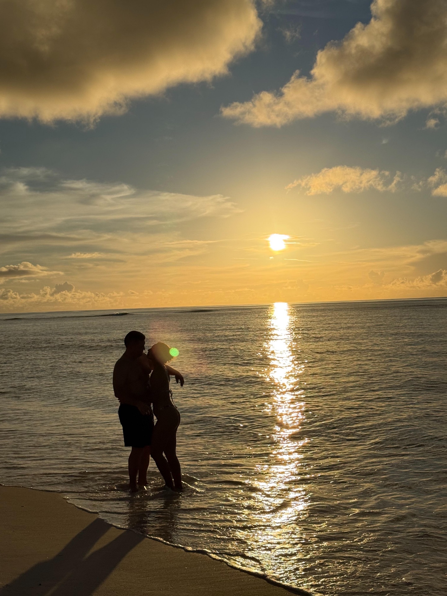 Guy and Celeste on the beach