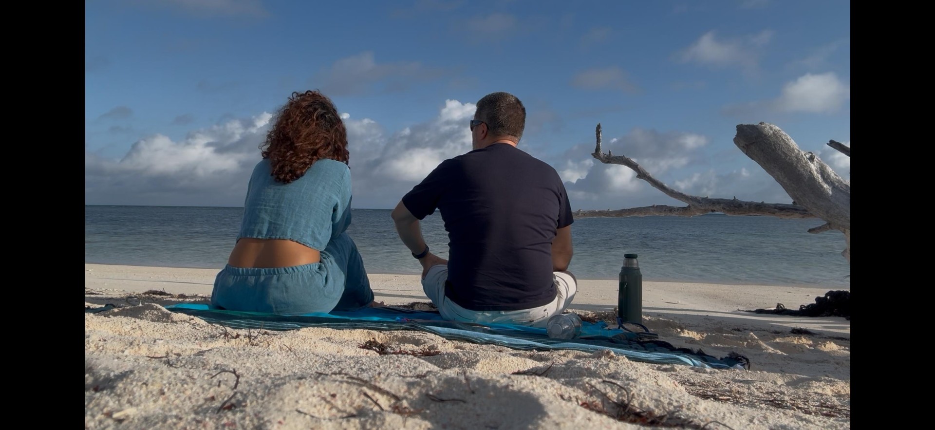 The two of us on Flamingo Beach